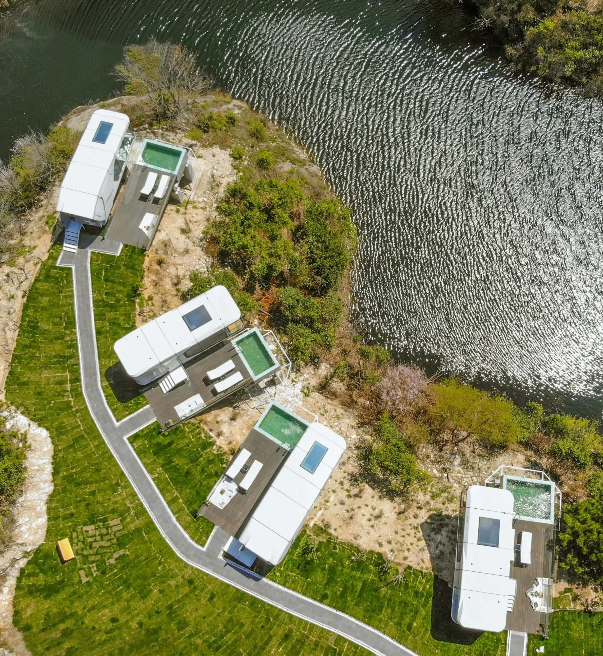 Modern Style Steel Structure Residential Scenic Activity Room with Smart Home Complete House Capsule