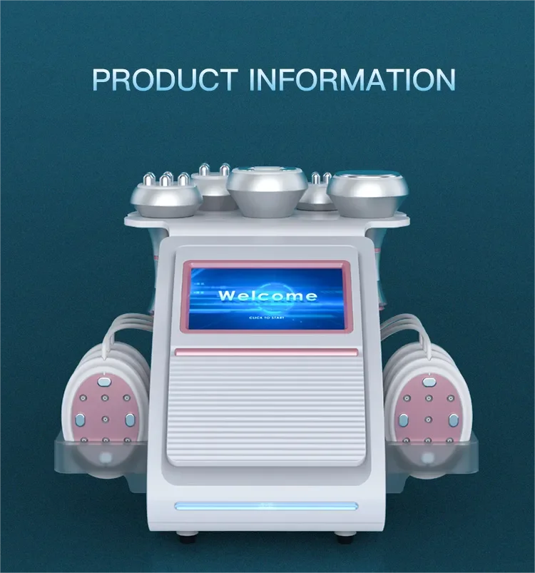 Professional Hot Selling Vacuum Cavitation System 6 In 1 Weight Loss Fat Burner Machine