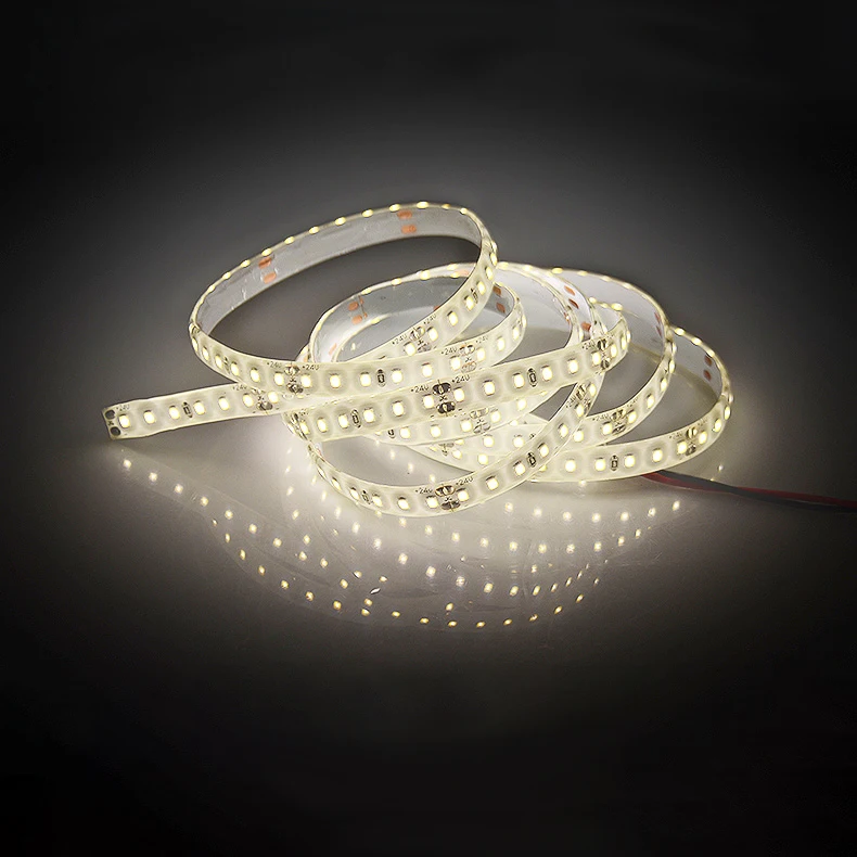 IP65 waterproof 5050 2835 24v 12V RGB rgbw cob strips outdoor warm white led strip lights silicone tubing for led strips