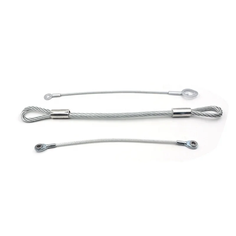 
High carbon stainless steel wire with terminal snap hook for door 