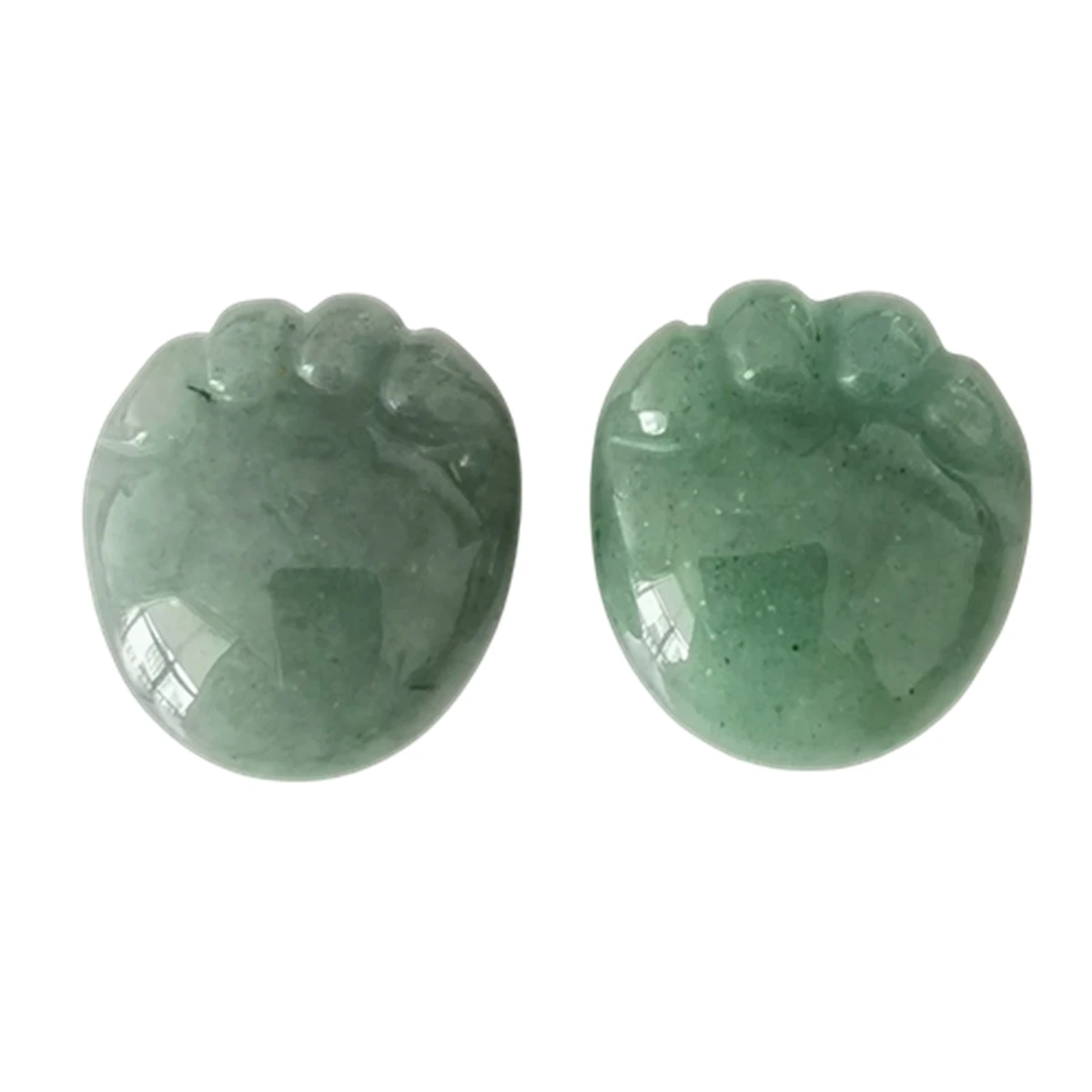 Good Quality Wholesale Crystal Children Foot Palm Shape Green Aventurine Gemstone For Pendant Design