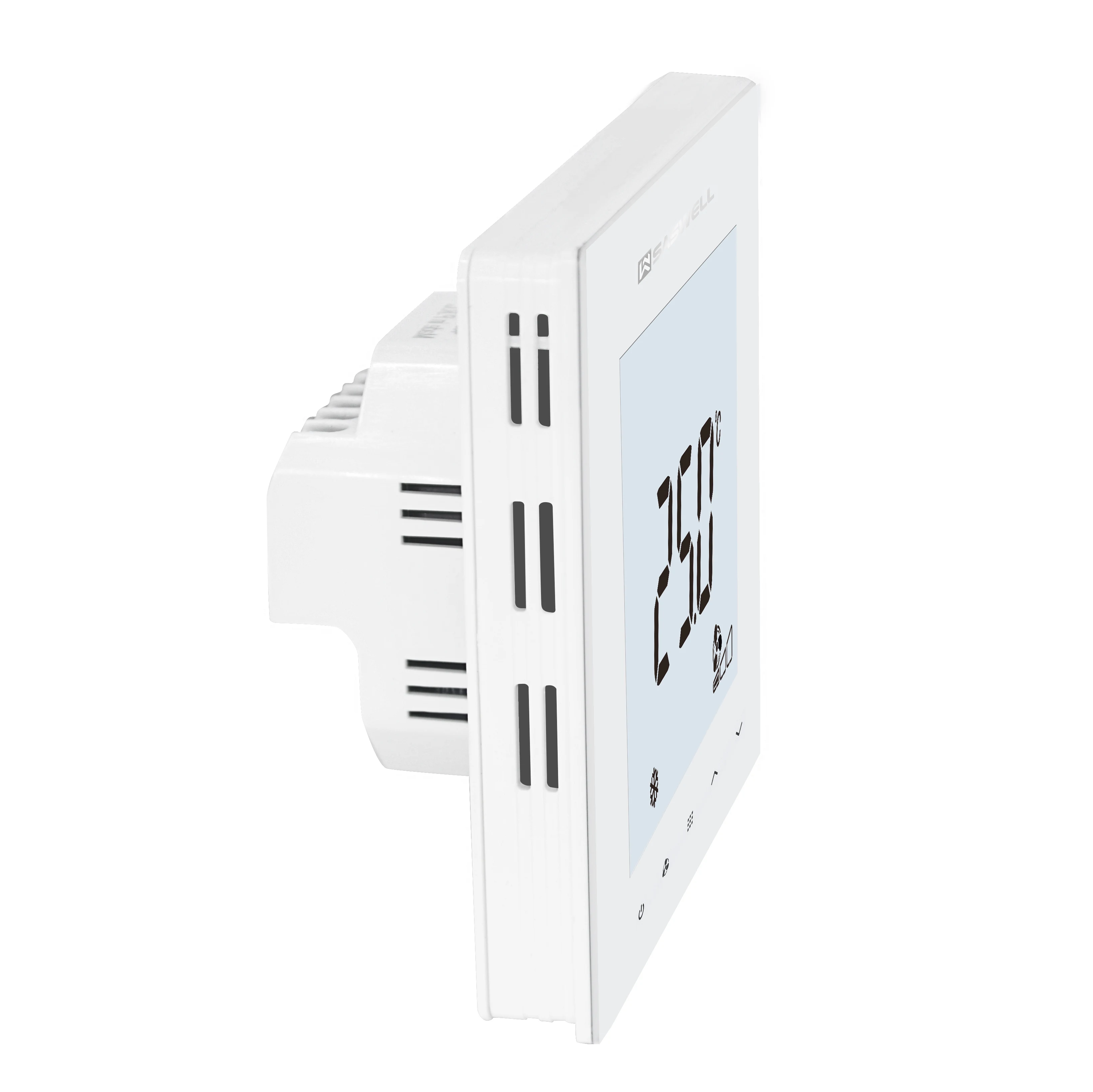 Flush mounted fan coil unit modulating controller hvac tools digital  room thermostat