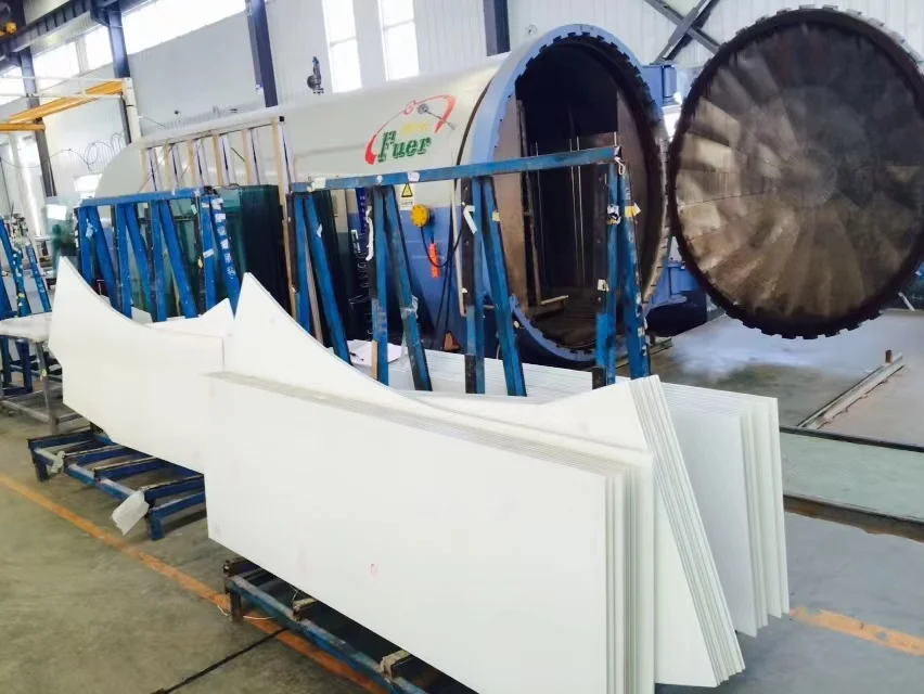 clear laminated glass 55.2 66.2 44.2 6.38 10.38 6 8 16mm 12 13.52 17 mm low iron polished edge tempered triple laminated glass