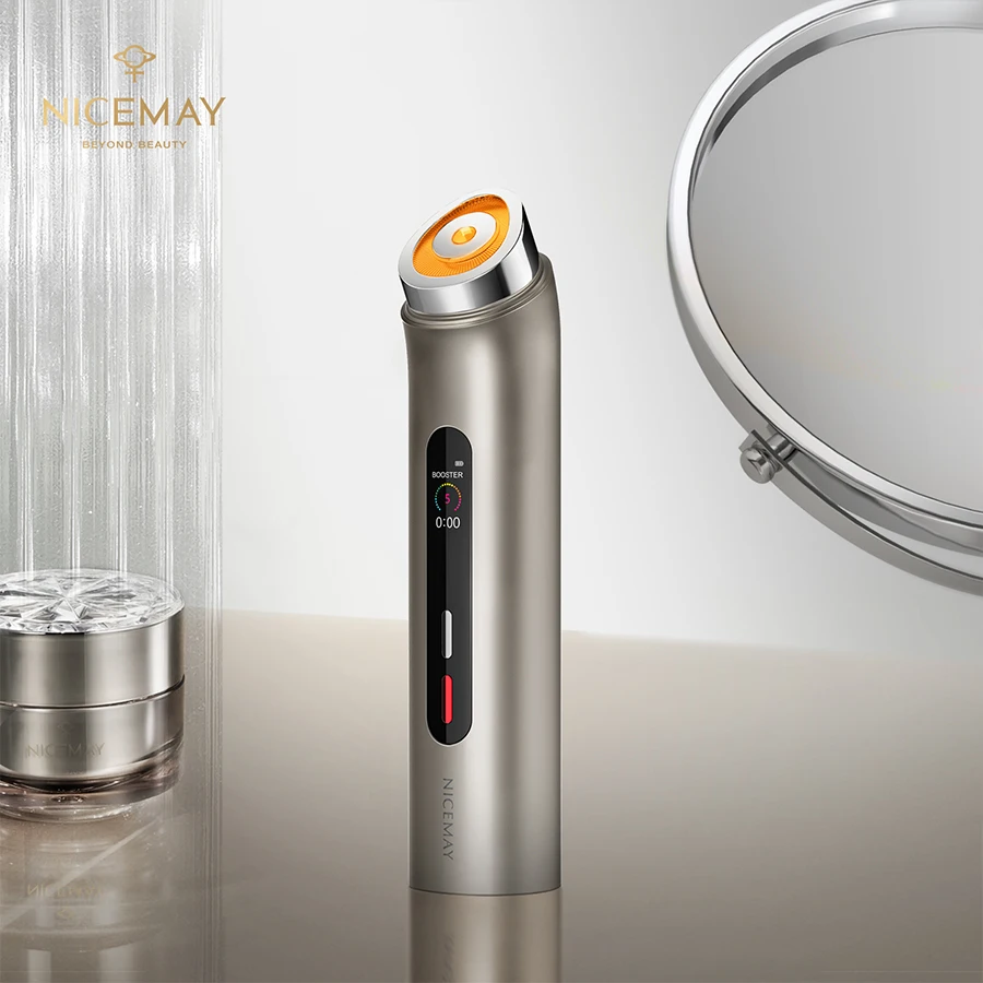 Professional 6 in 1 Glow Skincare Wand LED Red Light Therapy Home Use Face Lifting Beauty Device Face and Neck Lifting Massager