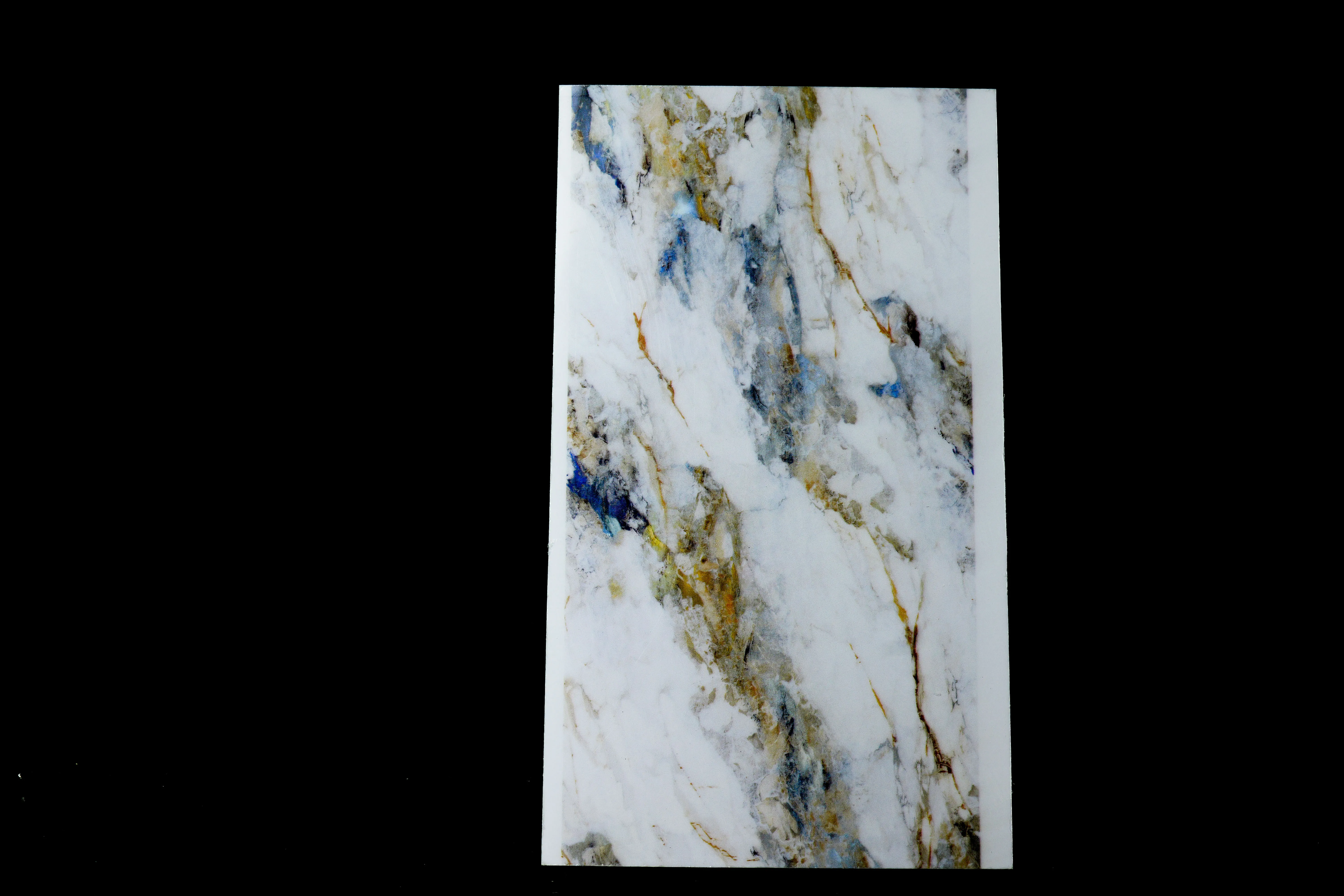 1220*2440mm Matte Finish High Glossy Waterproof 3d Uv Marble Sheets Pvc Marble Wall Panel Plastic Marble Alternative