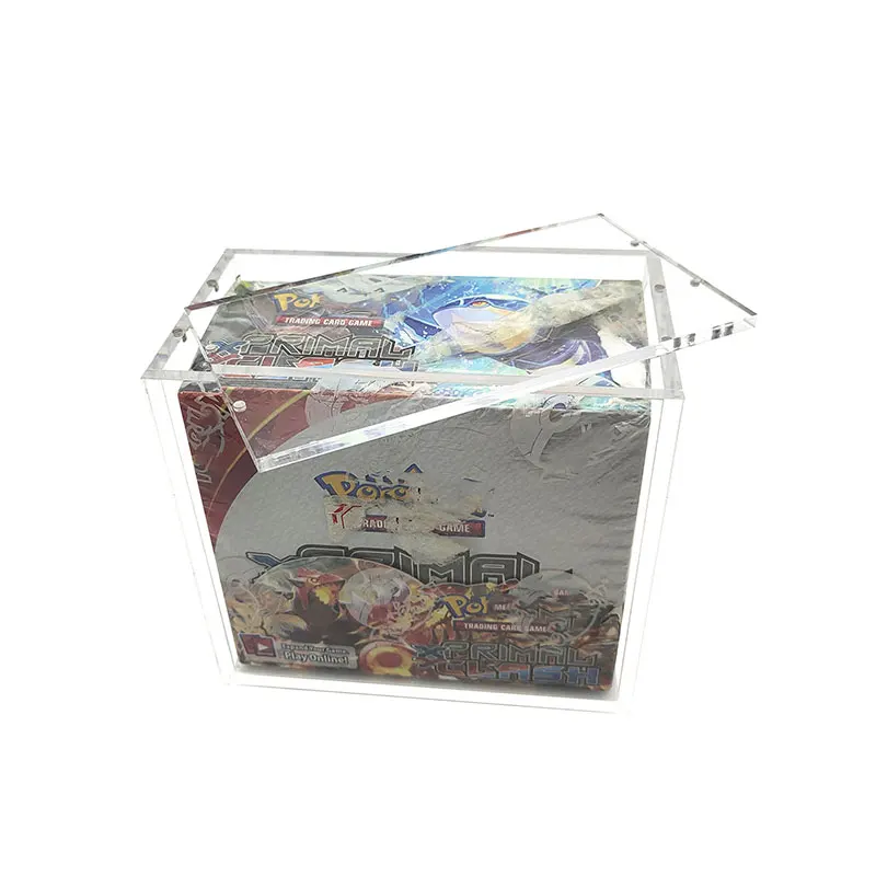 Wholesale Japanese booster box uv ioresistant custom acrylic plexiglass booster box case for Japanese booster box