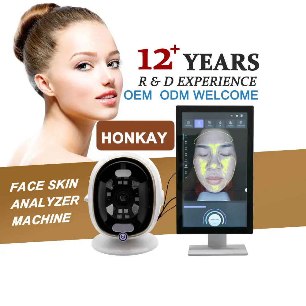 Woods Lamp Skin Analyzer For Skin UV Magnifying For Beauty Facial Testing Wood Lamp Light Skin Analysis Detection face care