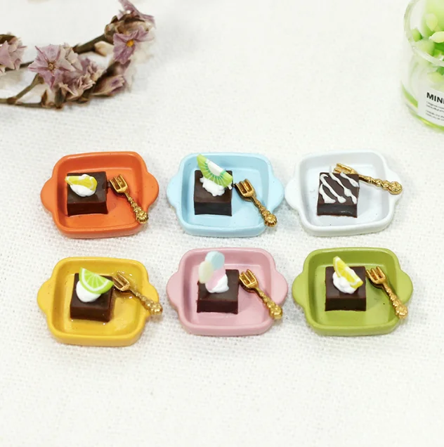 1/6 1/12  Doll House Simulation Miniature Mini Chocolate Dim sum model Decor