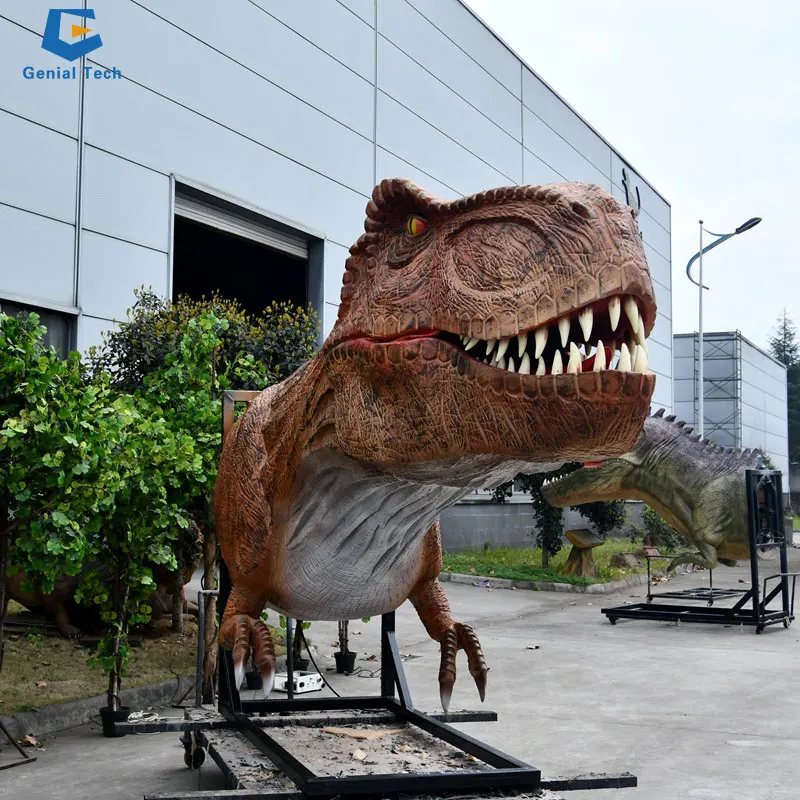 Dinosaur Theme Park Model Dinosaur Head