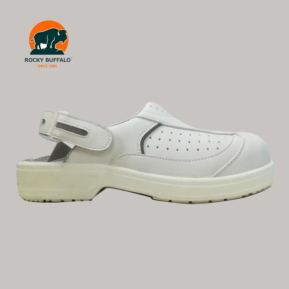 2024 Rocky Buffalo Latest white nurse shoes kitchen chef shoes operating room clogs