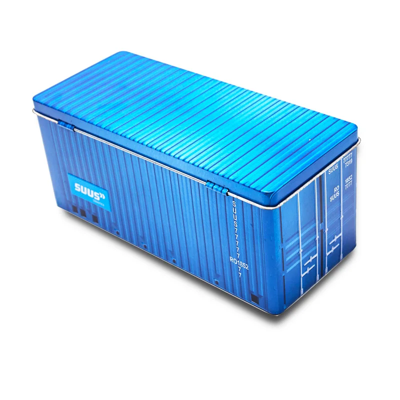 Big Size Food Grade Metal Tableware Tin Case Premium Gift Tin Box Metal Tin