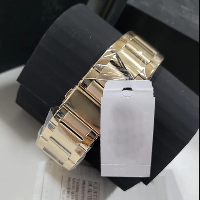 Мужские часы AX2121 Gold Warrior Luxury Coin многофункциональные кварцевый механизм водонепроницаемость 30 м нержавеющая сталь 22 мм стрелочные указатели