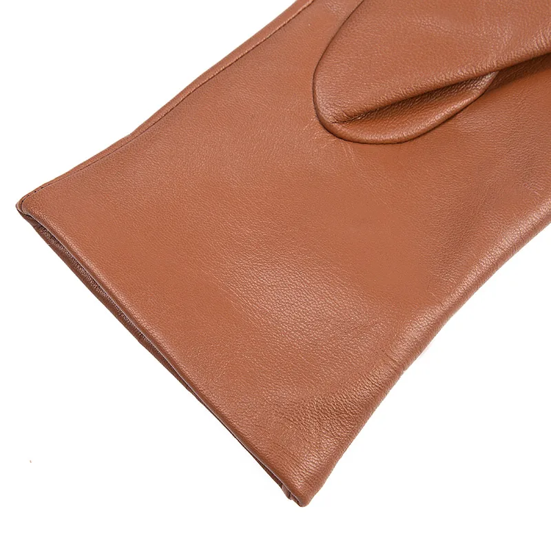 Custom Leather Gloves Professional Manufacturer Touch Screen Plain Women Sheep Leather Gloves