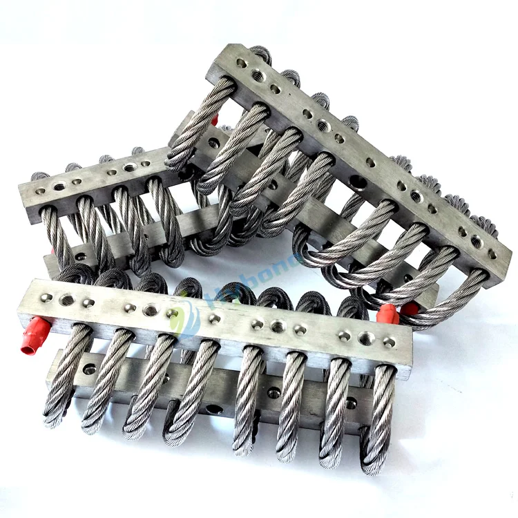 Изолятор для морской проволочной веревки для виброизоляции