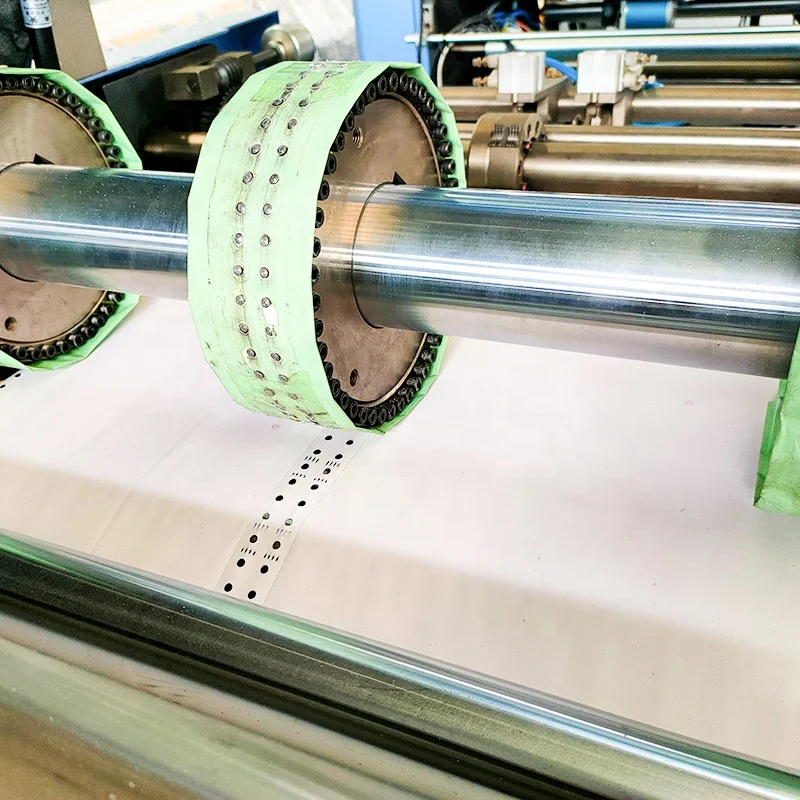 Industrial business forms paper folding machine copy paper jumbo perforating paper punching machine