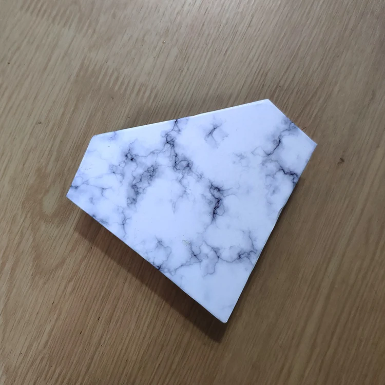 Luxury False Lash Boxes Black Diamond Marble Eyelash Box With Tray