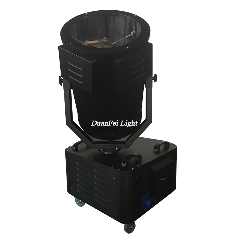 Outdoor night 5kw tracker light 5000W sky search light beam projector for theme park  building roof top used