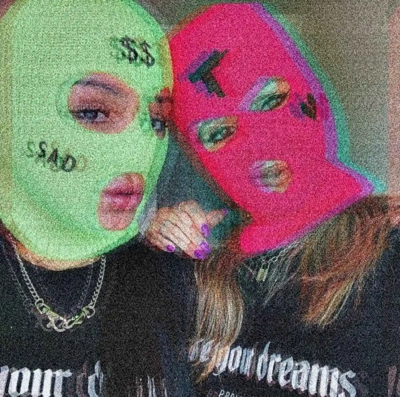 Custom winter hat Balaclava Face Mask Personalized 3 Holes Embroidery Pink Neon Balaclava Hat Ski Mask