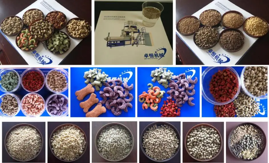 Hot sale multi-functional automation pet/dog/cat food making processing machines production line