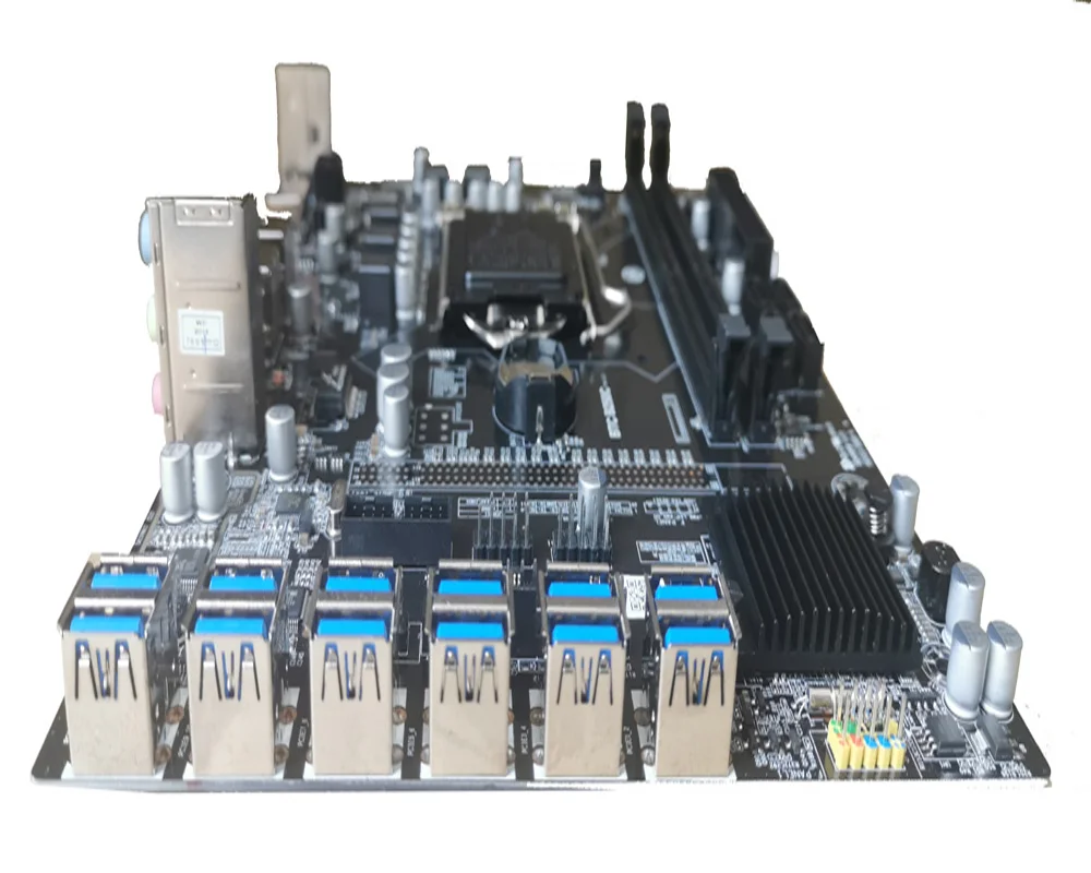 Hot Selling 12 Graphics Cards 12 GPU motherboard B250BTC-12P with Intel B250 Chipset