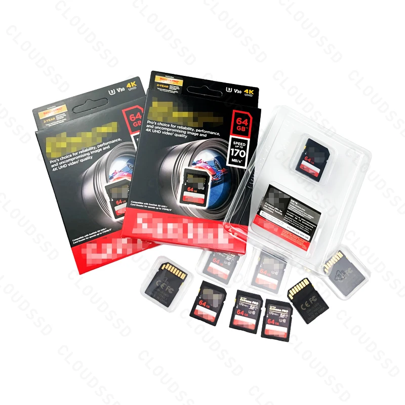 Wholesale Full Capacity 32G 64G 128G Class 10 S D High Speed Micro TF Memory Card flash memory card