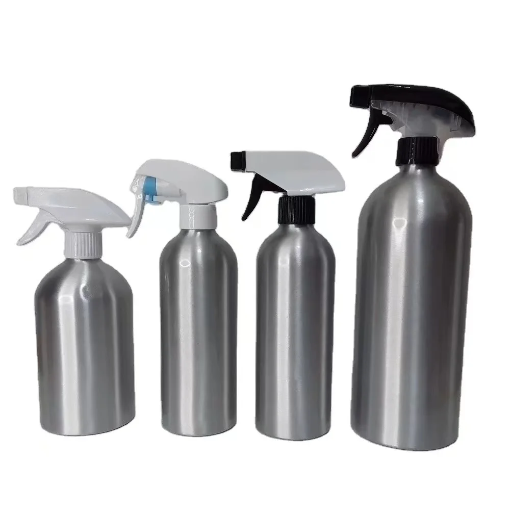 empty aluminum spray bottle 100ml vacuum aluminum water bottle aluminum bottle 250ml
