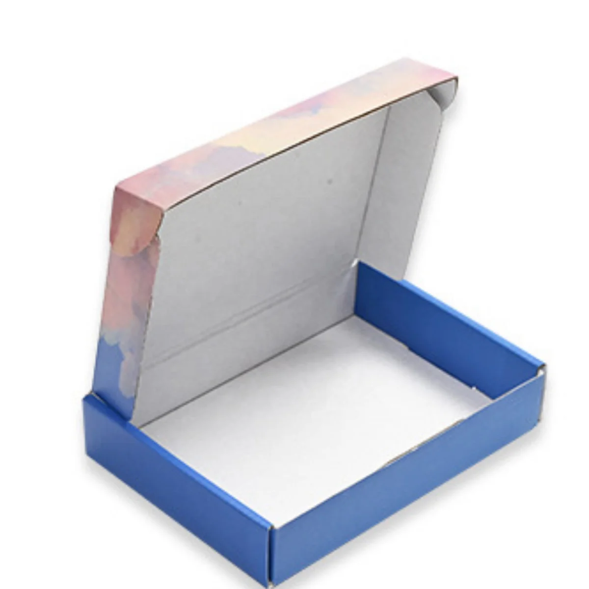 Chocolate cake baking products folding corrugated paper board packaging box custom printed logo food takeaway box