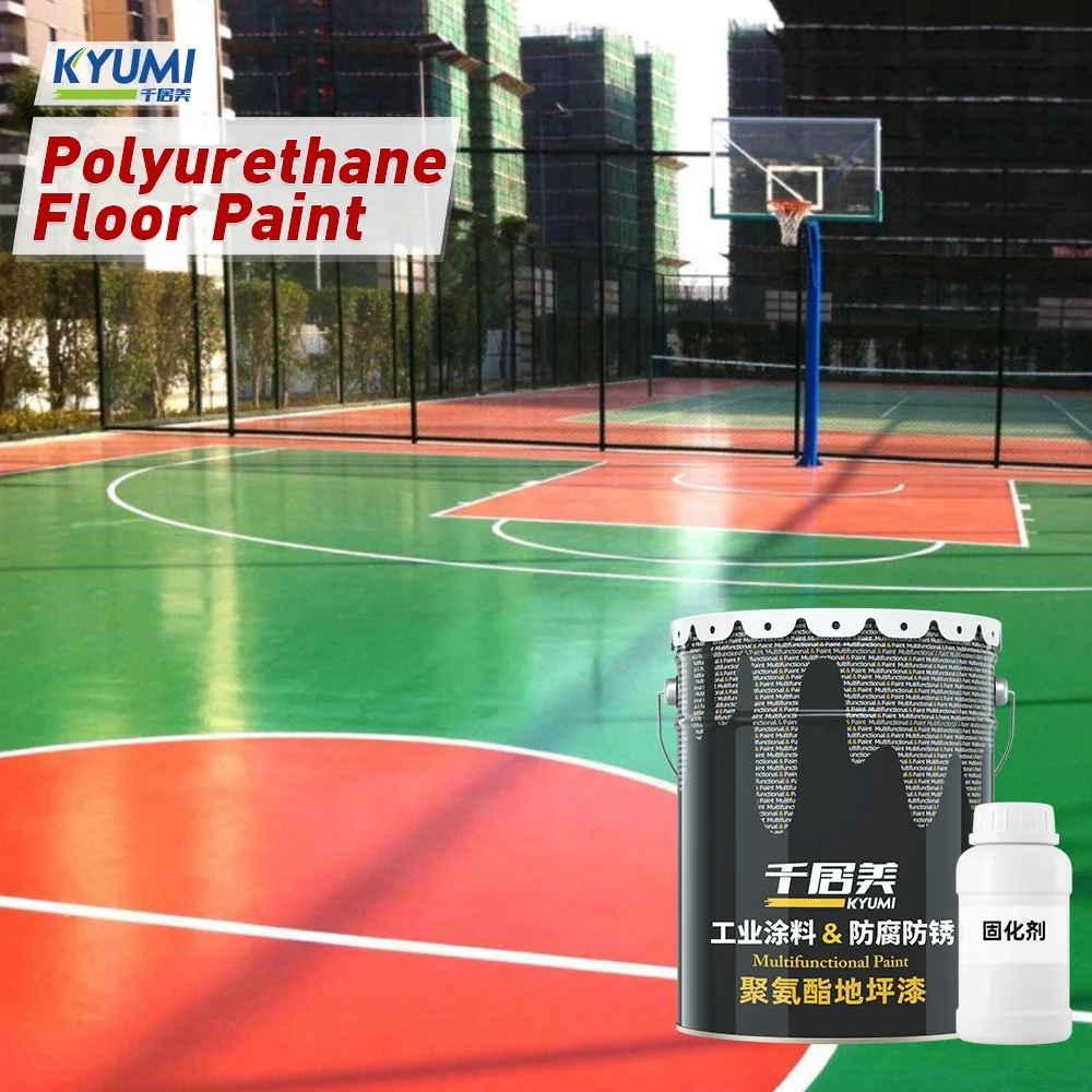 KYUMI Oil-based Polyurethane Floor Paint For Concrete Floor & Asphalt Ground