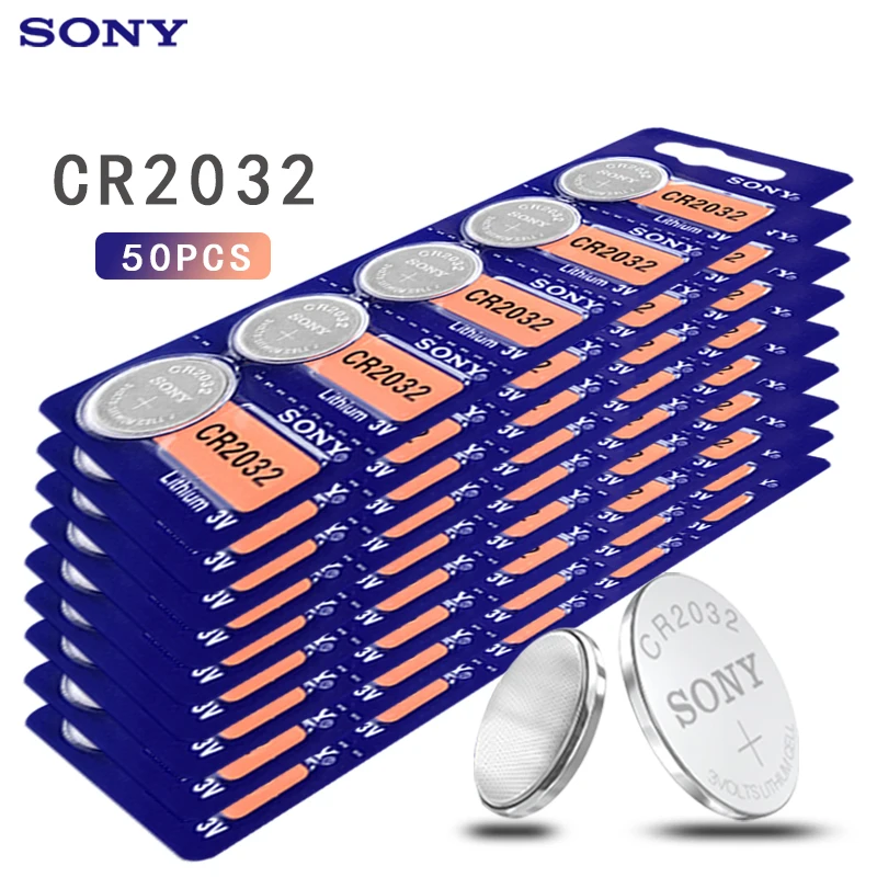  Для SONY 2032 батарея cr2032 cr 5004LC KL2032 SB-T15 батарейка кнопочного типа 3 в ячейки литиевые батареи для мобильного часо-игрушечный