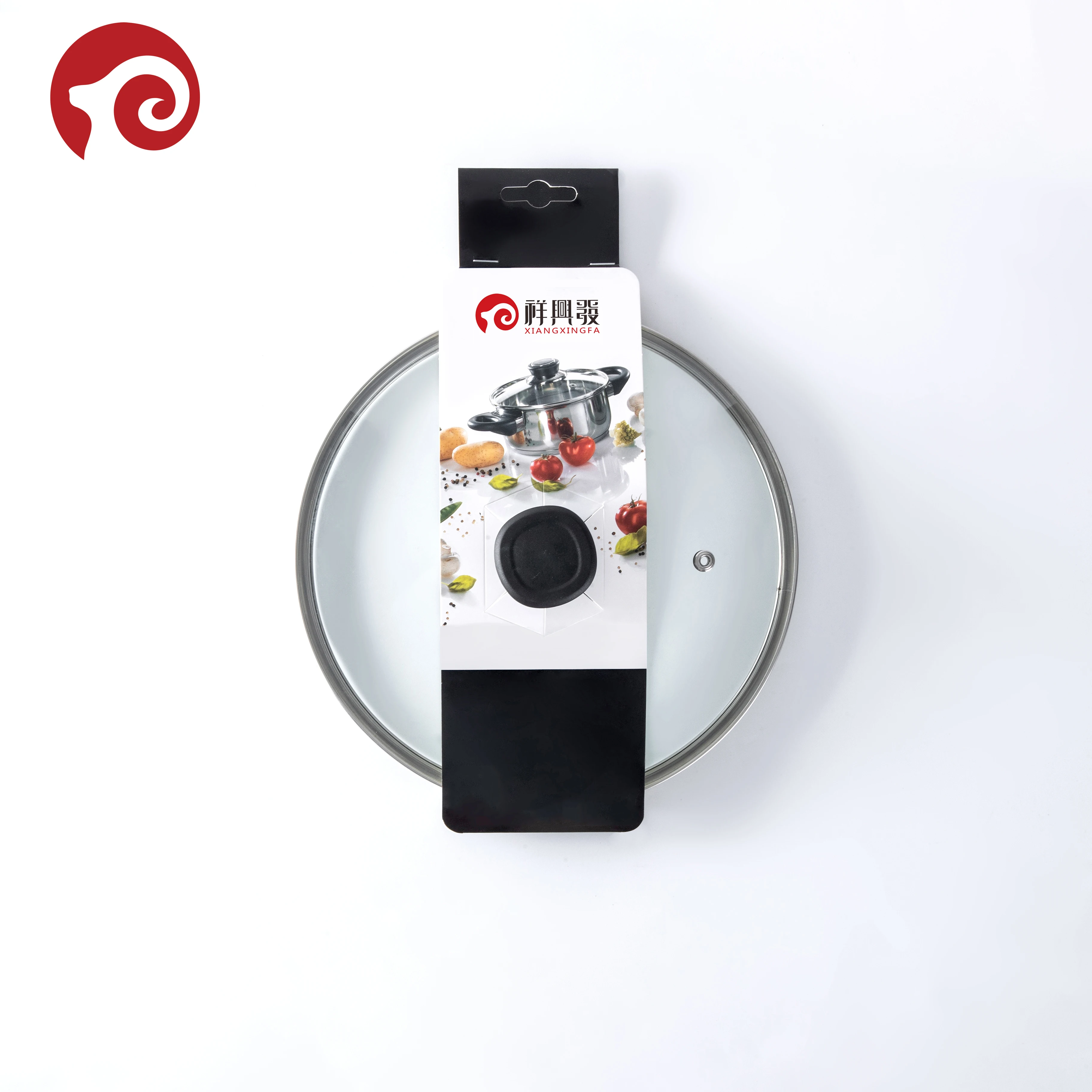 round Glass Cookware Set-Part-Fry Pan with Handle for Kitchens