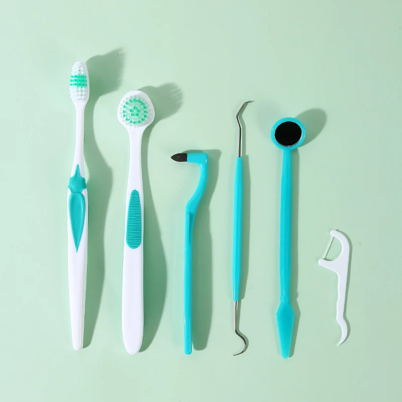 8pcs Dental Teeth oral care personal Hygiene oral kit/Orthodontic Toothbrush Kit