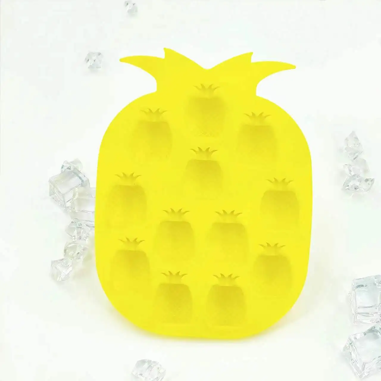 2024 Factory Custom Kitchen Ice Mold Pineapple Food Grade Silicone Ice Mold Baking Chocolate Candy Ice Silicone mold