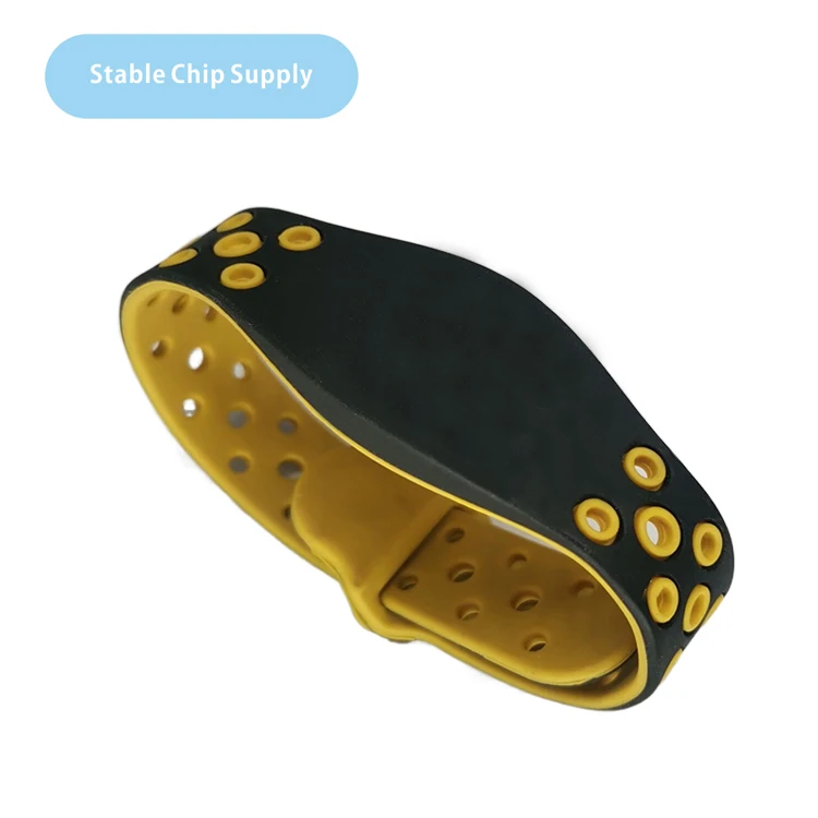Colorful Custom Waterproof RFID NFC Chip Silicone Bracelet / Wristband