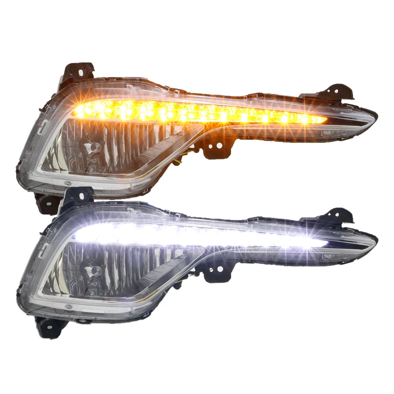 LED Headlight Daytime Running Light Fog Lamp DRL Assembly Hit For Hyundai Sonata 8 (8th Sonata) 2010-2013