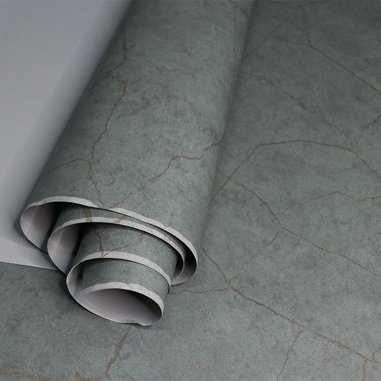 New Marble Design Wrapping Profile PVC Decorative Film for Furniture Marble Membrane Pressing Flat Lamination PVC Film