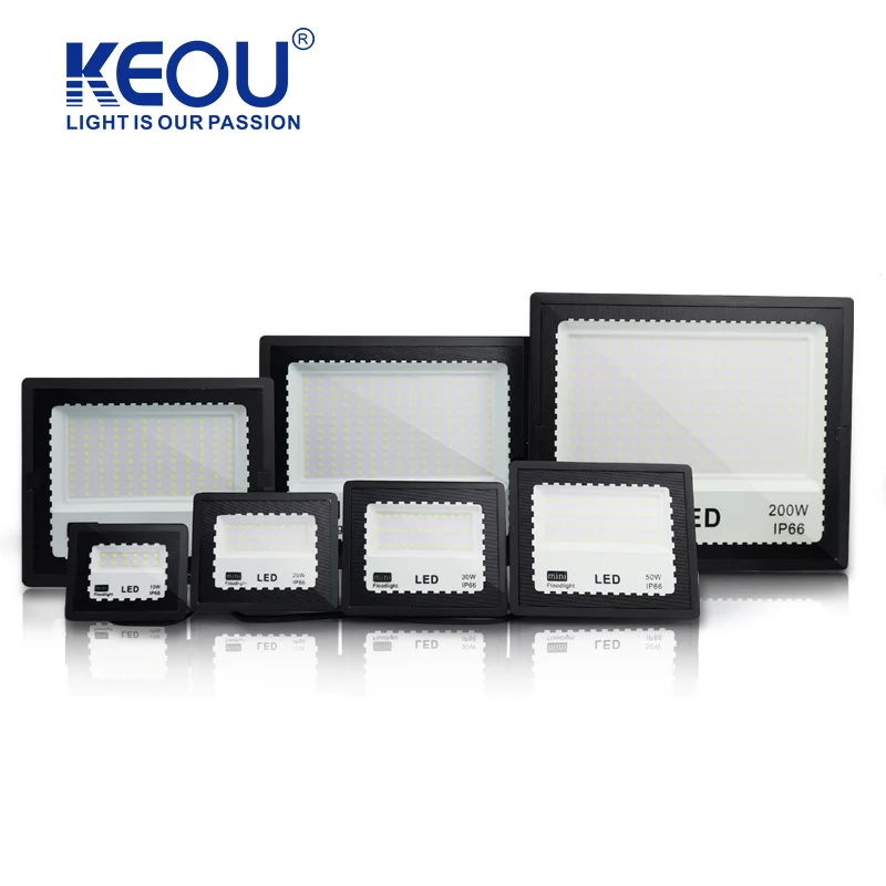 KEOU Reflectores Led High Bright Aluminum IP66 Waterproof 10W 20W 30W 50W 100W 150W 200W OEM ODM Police Light 80 Police Lamp 120