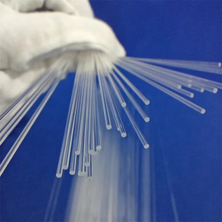 Кварцевые палочки индивидуального размера, термостойкий, прозрачный Диаметр, боросиликатный кремниевый кварцевый стержень