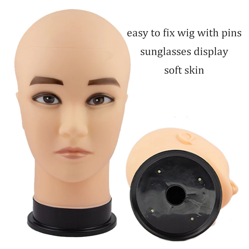 New Arrival Bald Mannequin Head Without Hair to Display the Wigs, Scarfs, Jewellery Doll Manikin Modeling Head without Hair