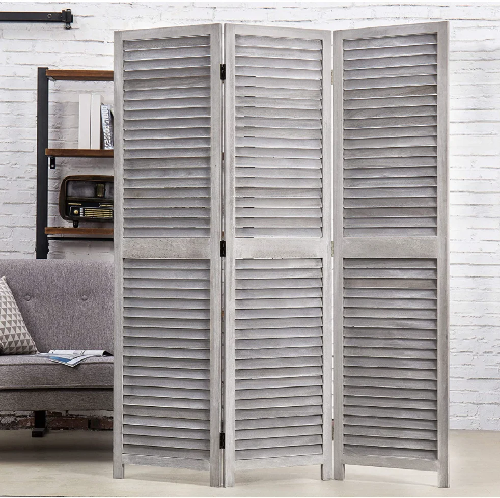 Best Choice Products Style Wood Folding Freestanding Room Divider Privacy Screen for Living Room