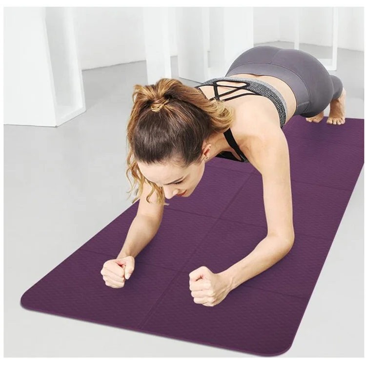 
Gym Home Travel Fitness Exercise Folding TPE Yoga Mat 