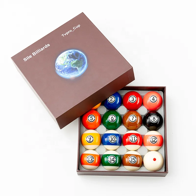Good Quality popular in market 57.2mm Billiard Balls set for pool game with fast shipping