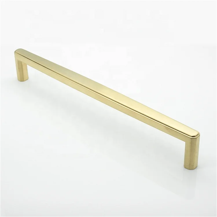 Elegant design luxury Brushed Gold hardware Drawer Accessory Bedroom Furniture Handle Wardrobe pull handles