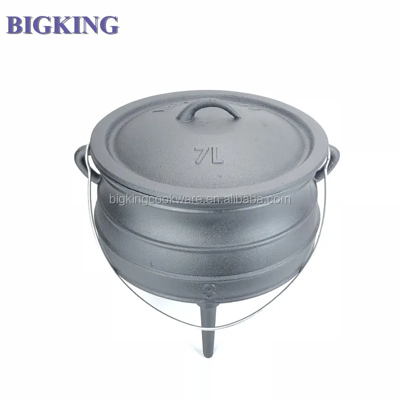 South Africa Cast iron camping potjie three legs stove oven 3 Legs Casting Iron Pot