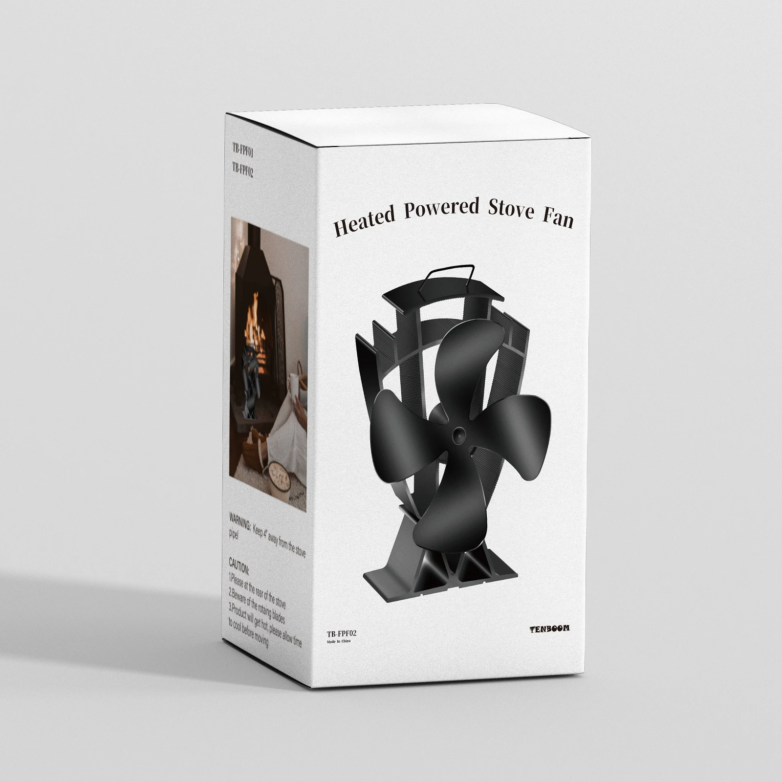 Non Electric Self powered High Speed Mini Heat Powered Wood Log Coal Pellet Stove Fan Fireplace Fan