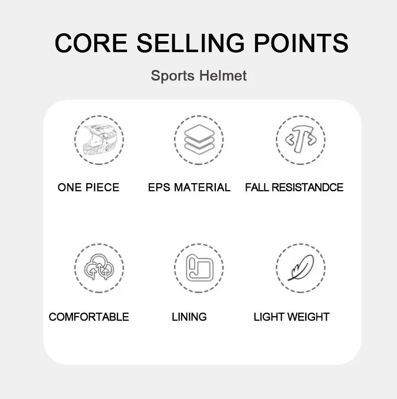 Yoloon EN1078 Outdoor Sports Custom Full Face MTB Bike Helmet For Enduro Aullt Unisex Protection Downhill Full Face Bike Helmet