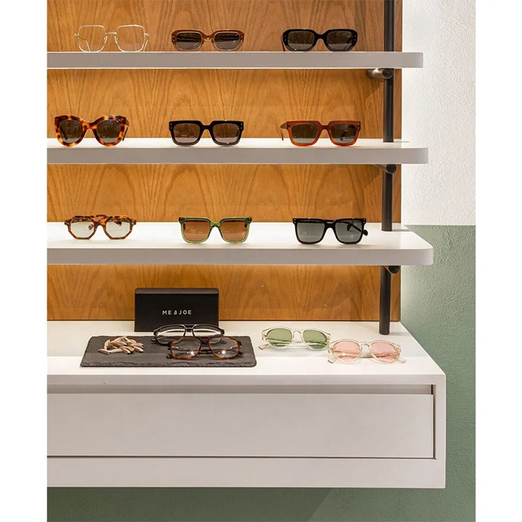 Optical Shop Furniture Modern Eyewear Display Case Stand Sunglass Showcase Optical Display Cabinets