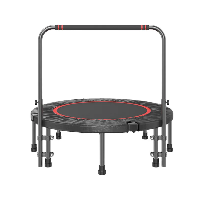 Indoor Mini Fitness Trampoline with Adjustable Handle Exercise Trampoline for Adults Foldable mini kids trampoline