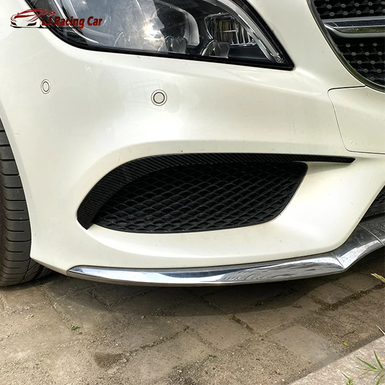 Air Outlet Tail Wind Knife Tuning Exterior AMG Line Rear Bumper Flag Trim For Mercedes-Benz CLS C218 X218 2014-2017