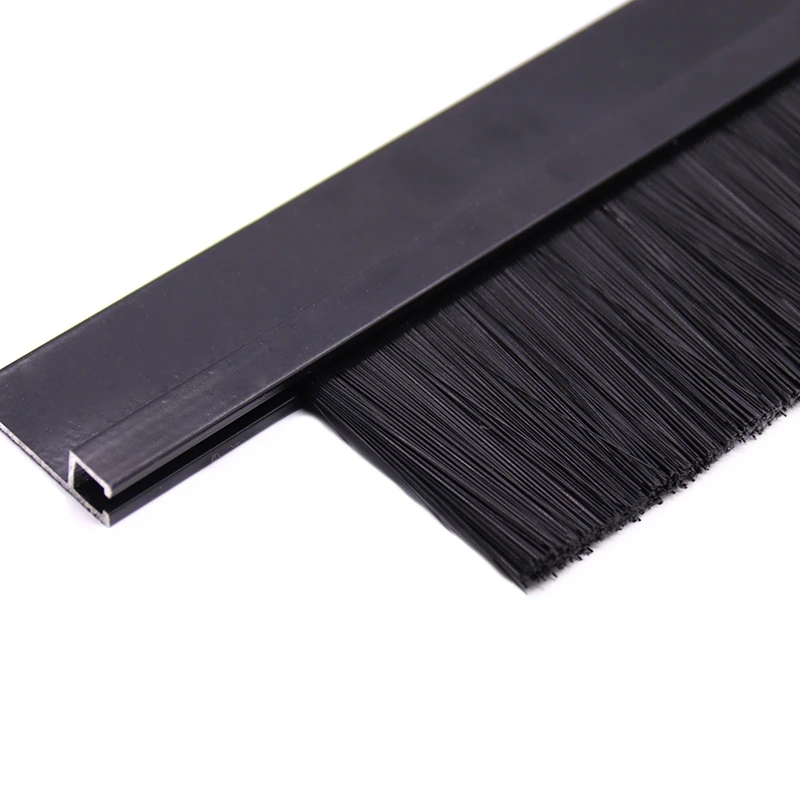 Custom Sizes Multifunctional H F T Aluminum Alloy Strip Brush for Door Window Sealing