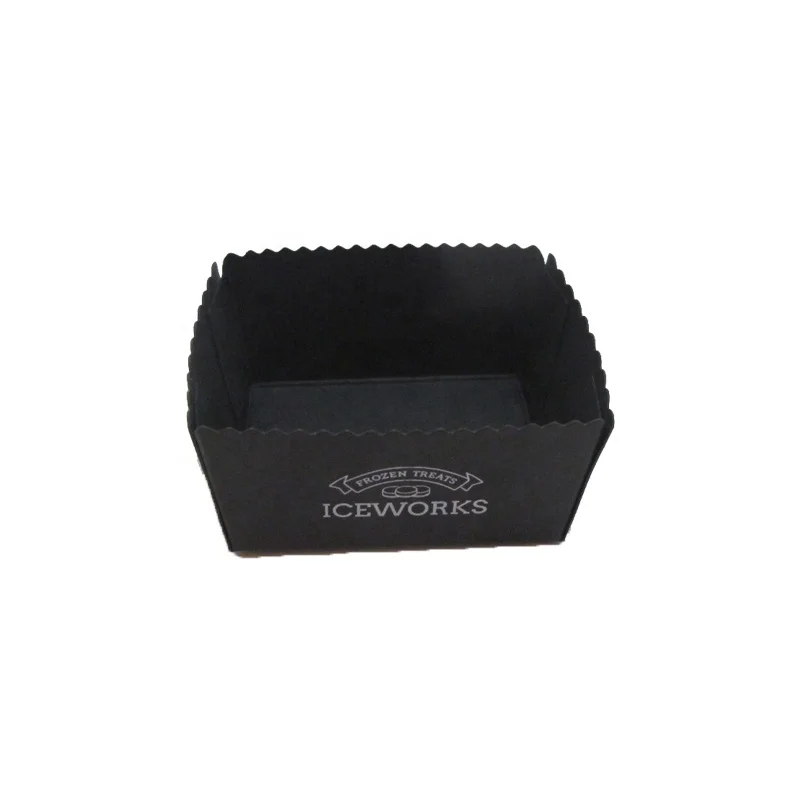 Custom Design Wholesale Eco-friendly Printed Food-grade Art Paper Food Packaging Box for Ice cream/hot dogs/nuggets/snacks